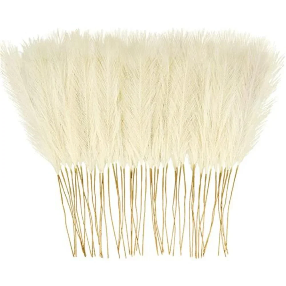 50PCS Faux Pampas Grass, 21.6